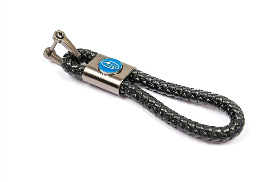 Subaru Leren sleutelhanger V1 met Subaru-logo Image