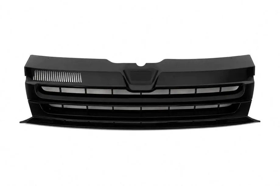 Volkswagen T5 2010–2015 Voorgrille hoogglans zwart (zonder embleem) Image