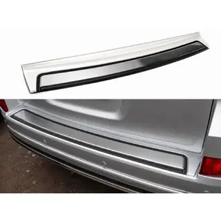 Achterbumper insert 2016+ (ABS + roestvrij staal) Toyota Land Cruiser 200 2007–2021 foto 1