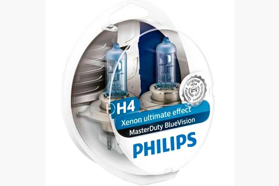 Philips H4 BlueVision koplamp 75/70W 24V 13342BV-kit Foto 1