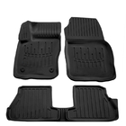 Ford Focus III 2011–2017 Stingray 3D vloermattenset voor USA (5 stuks, polyurethaan) foto 1