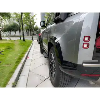 Spatbordverbreders (Bushwacker, 6 stuks, hoogglans zwart) Land Rover Defender 2019– foto 2