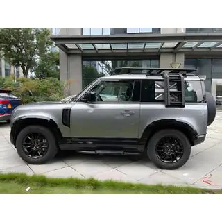 Spatbordverbreders (Bushwacker, 6 stuks, hoogglans zwart) Land Rover Defender 2019– foto 3