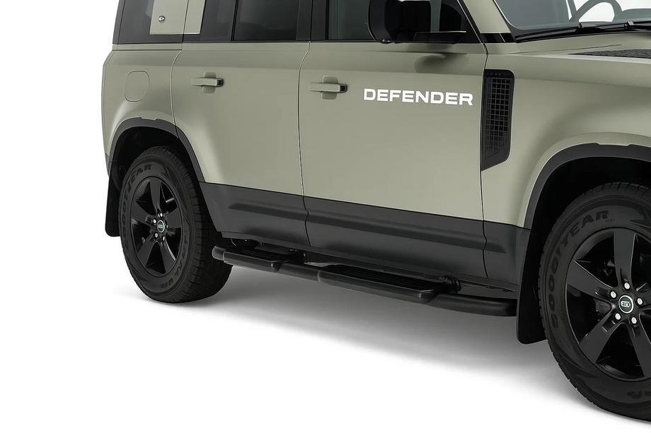 Land Rover Defender 2019– OEM Black side steps (voor 110/130, 2 stuks) Foto 1