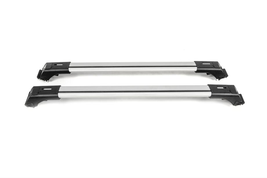 Afsluitbare dwarsdragers voor standaard dakrails Skybar V1 (2 stuks) tot 140 cm, grijs Foto 4