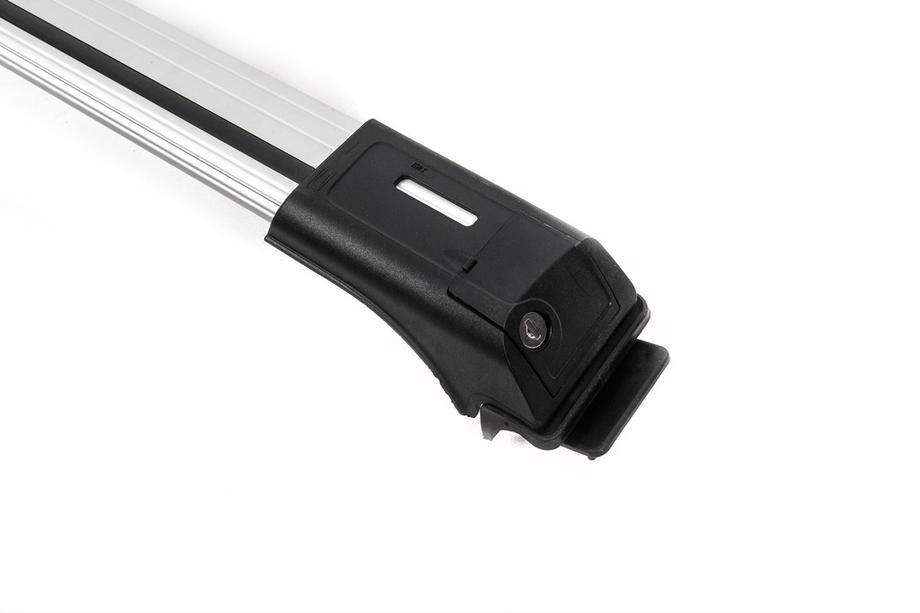 Afsluitbare dwarsdragers voor standaard dakrails Skybar V1 (2 stuks) tot 140 cm, grijs Foto 7