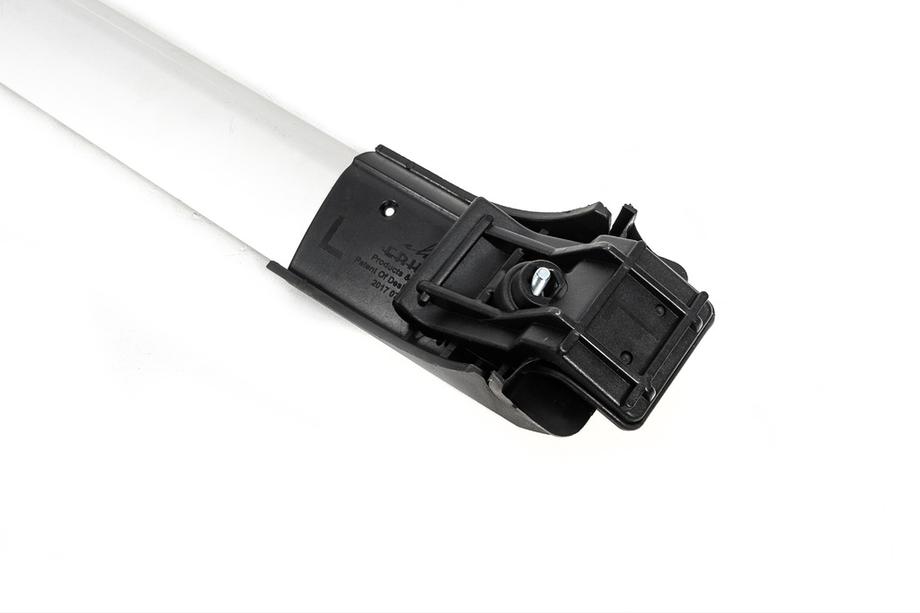 Afsluitbare dwarsdragers voor standaard dakrails Skybar V1 (2 stuks) tot 140 cm, grijs Foto 8