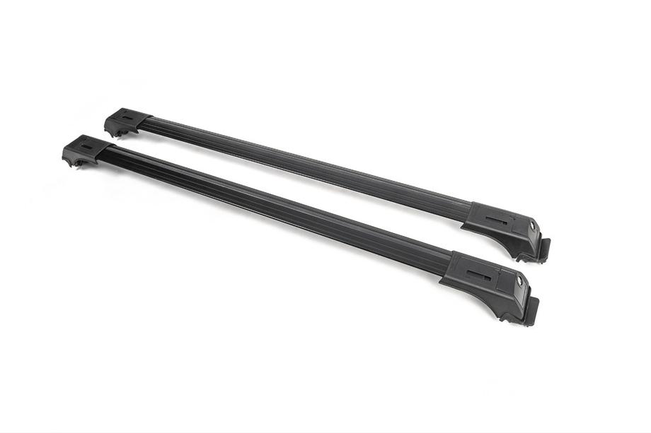 Afsluitbare dwarsdragers voor standaard dakrails Skybar V1 (2 stuks) tot 140 cm, grijs Foto 19