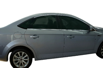 Ford Mondeo 2008–2014 Onderste raamsierlijsten (set 4 stuks, RVS) Carmos - Turks staal foto 3