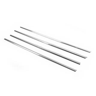 Onderste raamsierlijsten (set 4 stuks, RVS) foto 4