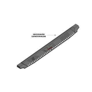 Zware side steps Dakar V1 (2 stuks, metaal) Renault Duster 2018–2024 foto 3