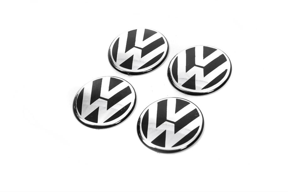 Volkswagen Stickers voor naafkappen 54 mm vw-0nakl (4 stuks) Image