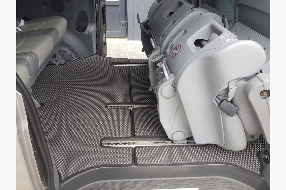 Mercedes Viano 2004–2014 EVA V2 automatten (alleen afhalen, complete set voor het interieur, zwart) Image