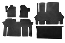 Mercedes Vito W639 2004–2014 EVA V2 automatten (Alleen afhalen, complete set voor volledig interieur, zwart) foto 3