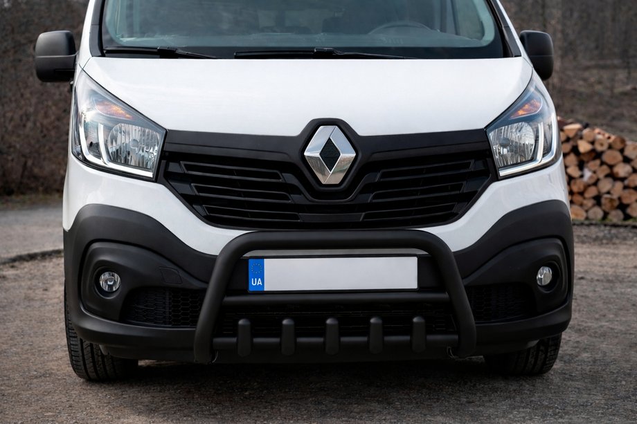 Renault Trafic 2015– Bullbar WT003 Black (RVS) Foto 2