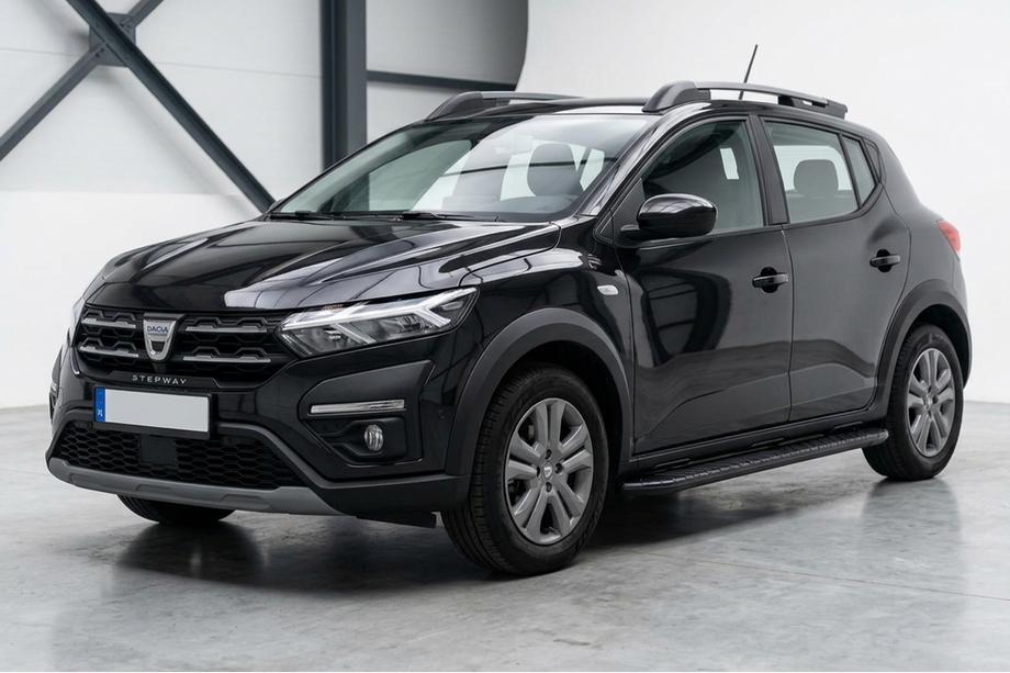 Dacia Sandero 2021– Bosphorus Black side steps (2 st., aluminium) Image