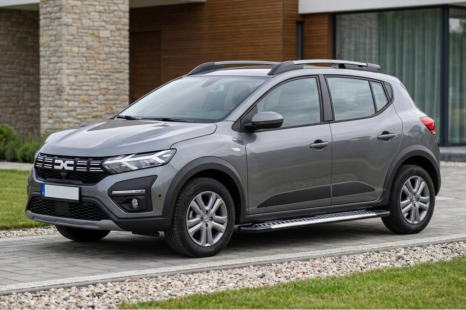 Dacia Sandero 2021– Side steps Line (2 stuks, aluminium) Foto 1