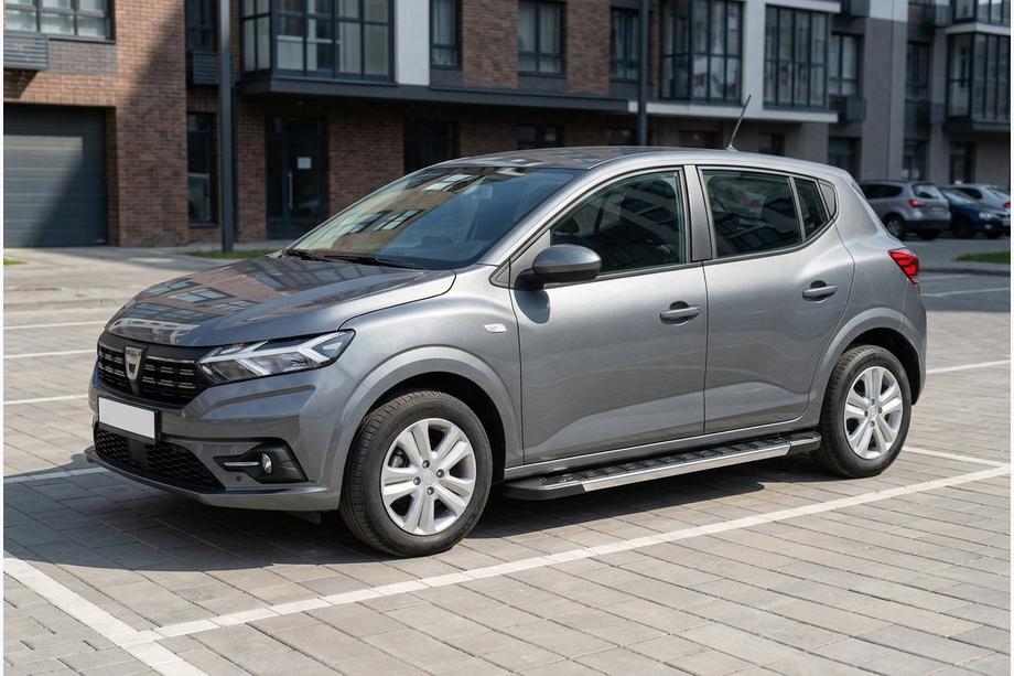 Dacia Sandero 2021– RedLine side steps (2 st., aluminium) Image