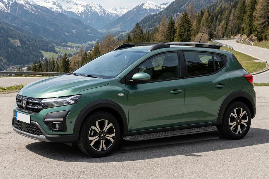 Dacia Sandero 2021– Tayga Black zijtreden (set van 2, aluminium) Image