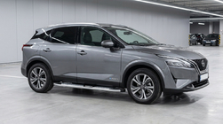 Nissan Qashqai 2021– Mevsim Grey side steps (2 stuks, aluminium) foto 1