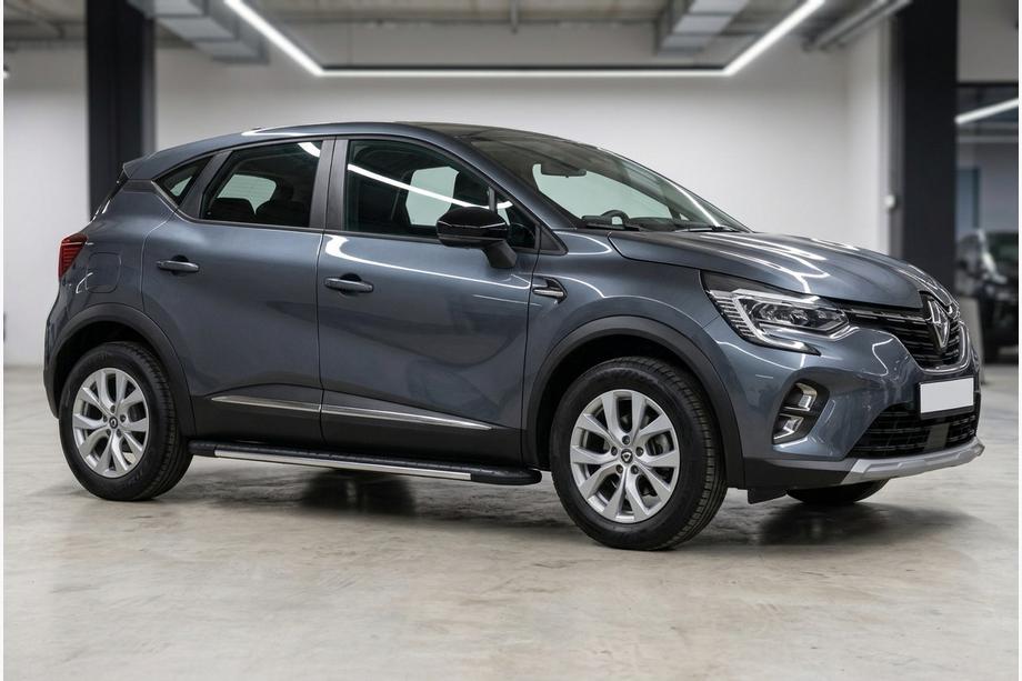 Renault Captur 2019– Side steps Bosphorus Grey (set van 2, aluminium) Image