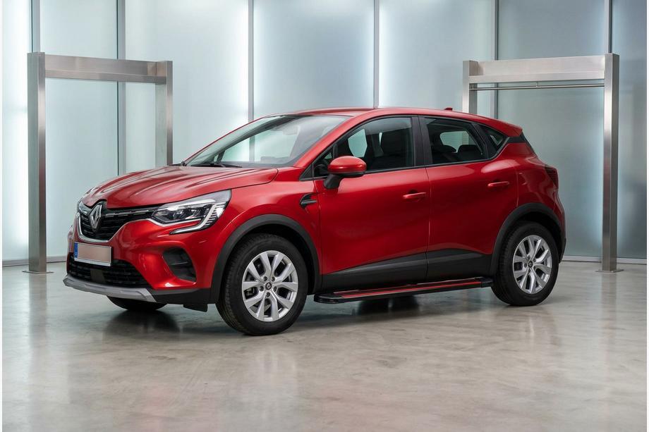 Renault Captur 2019– Side steps Maya Red (2 stuks, aluminium) Image