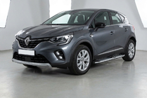 Renault Captur 2019– Mevsim Grey side steps (2 stuks, aluminium) foto 1