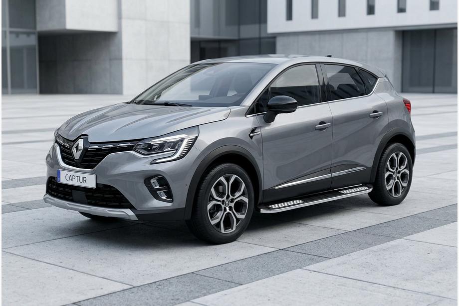 Renault Captur 2019– Side steps Tayga V2 (2 stuks, aluminium) Image