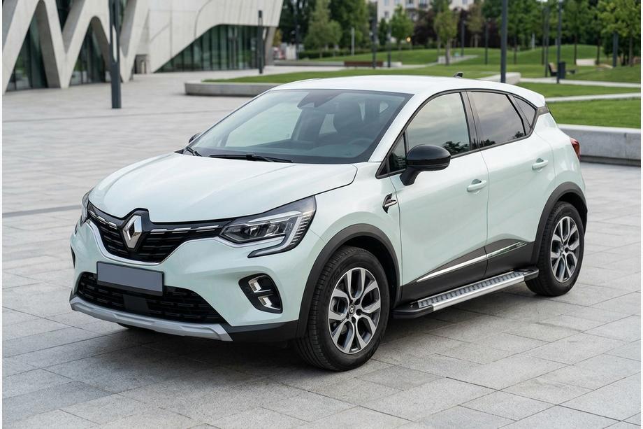 Renault Captur 2019– Zijdrempels Vision New Grey (set van 2, aluminium) Image