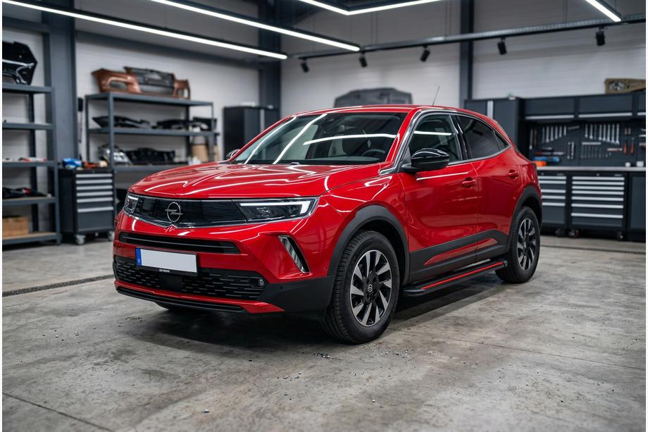 Opel Mokka 2021– Side steps Maya Red (2 stuks, aluminium) Image