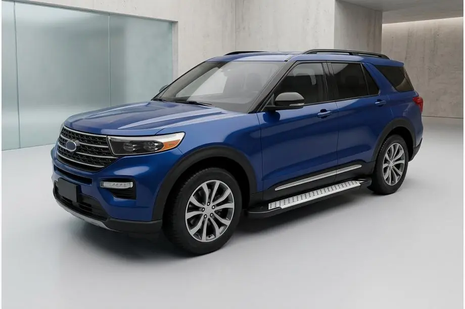 Ford Explorer 2019– Side steps Allmond Grey (set van 2, aluminium) Image