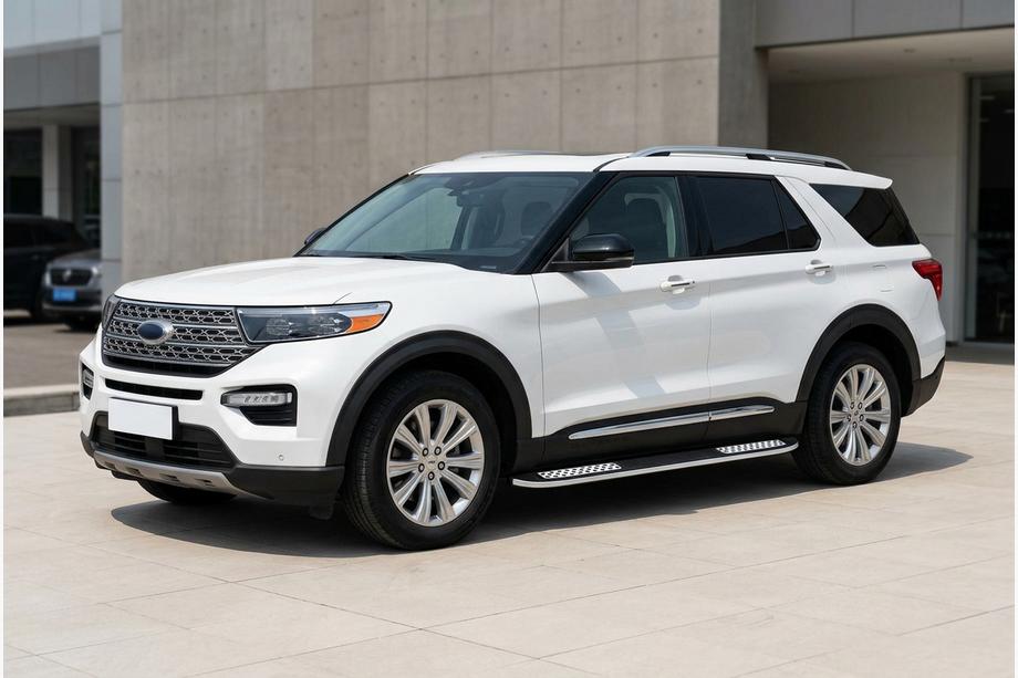 Ford Explorer 2019– Side steps Tayga V2 (2 stuks, aluminium) Image