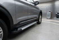 Ford Explorer 2019– Zijdrempels Vision New Grey (set van 2, aluminium) foto 1