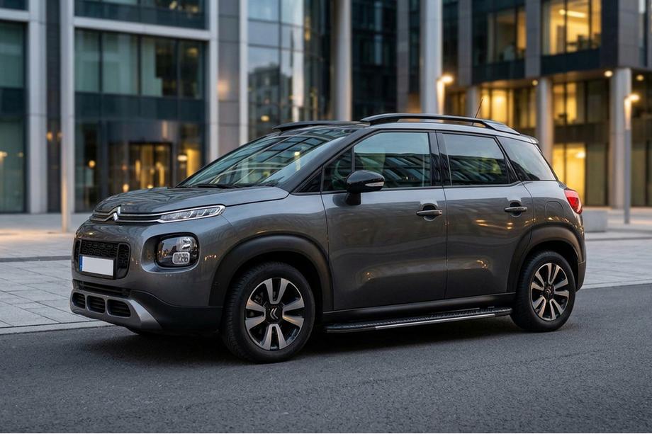 Citroen C-3 Aircross 2017–2024 Side steps Bosphorus Grey (set van 2, aluminium) Image
