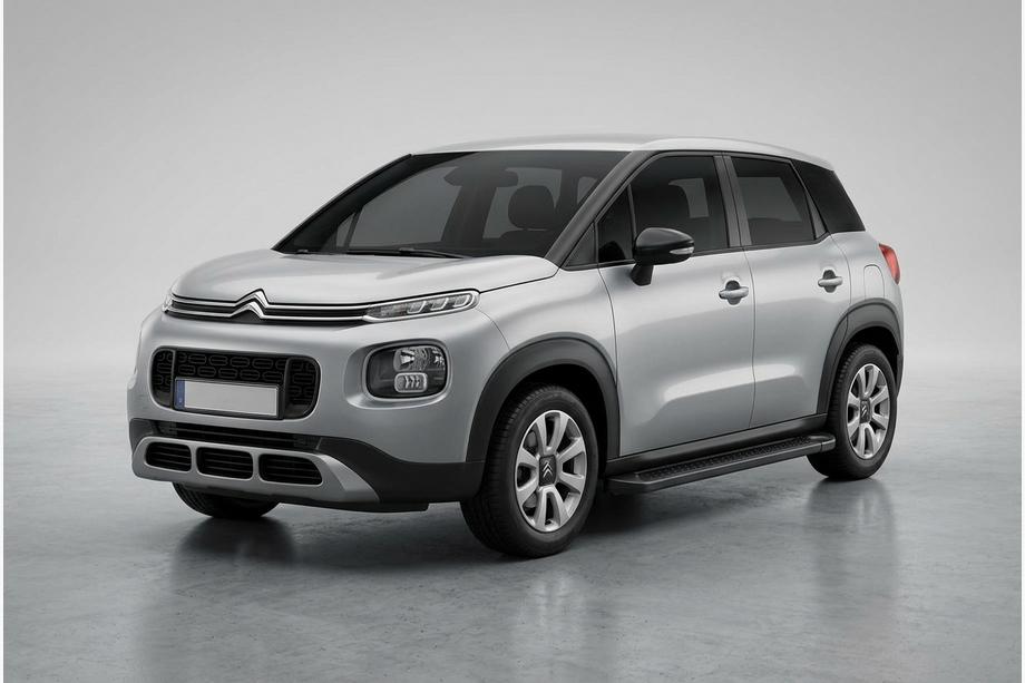 Citroen C-3 Aircross 2017–2024 Allmond Black side steps (2 st., aluminium) Foto 1