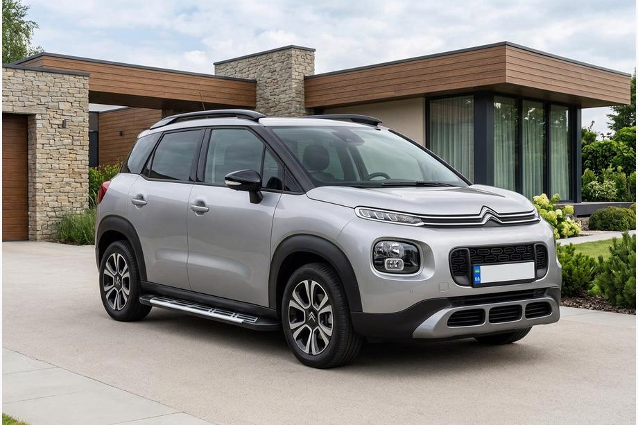 Citroen C-3 Aircross 2017–2024 Sunrise side steps (set van 2, aluminium) Image