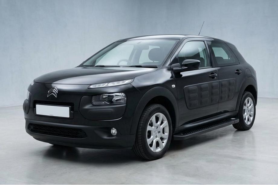 Citroen Cactus 2014–2020 Allmond Black side steps (2 st., aluminium) Image