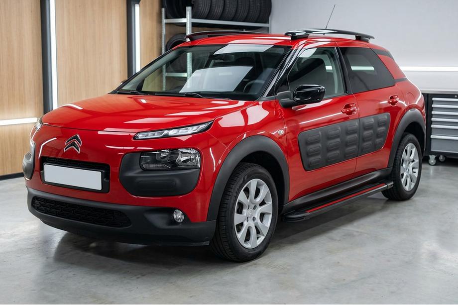 Citroen Cactus 2014–2020 Side steps Maya Red (2 stuks, aluminium) Image
