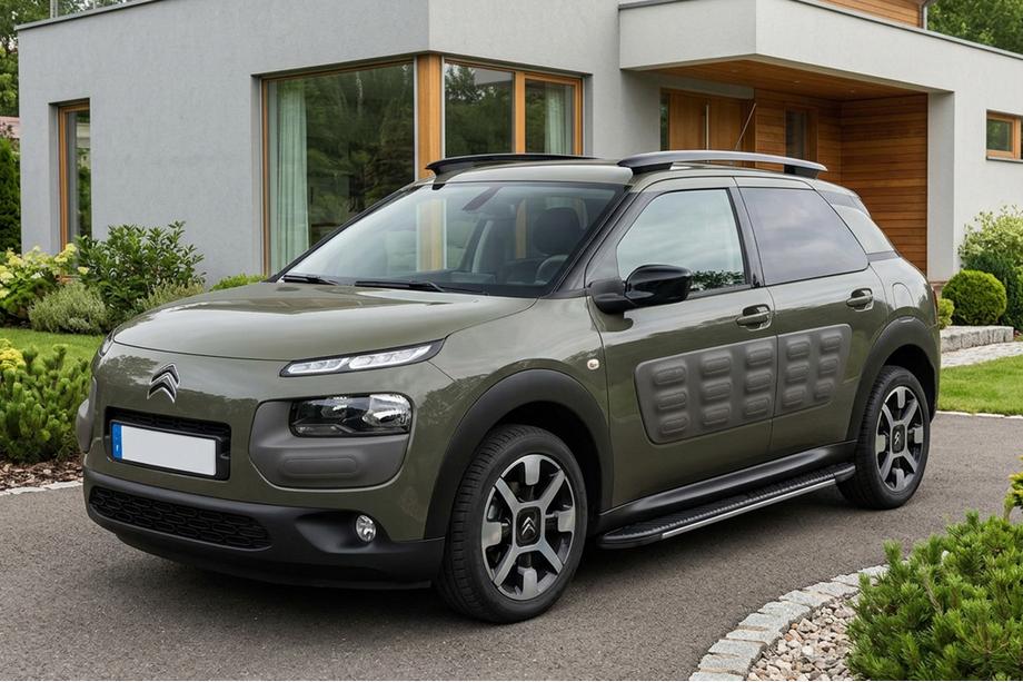 Citroen Cactus 2014–2020 Side steps Bosphorus Grey (set van 2, aluminium) Image