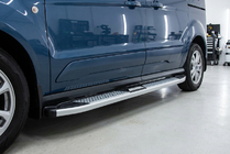 Volkswagen Caddy 2020– Mevsim Grey side steps (2 stuks, aluminium) Maxi basis foto 1