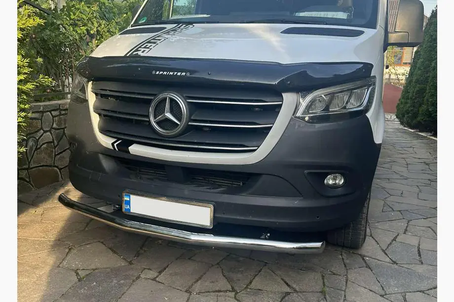 Mercedes Sprinter W907/W910 2018– Frontbescherming ST008 (RVS) Image