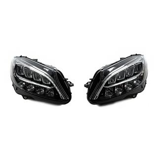 Koplampen voor (2 stuks, zonder modules, facelift) Mercedes C-klasse W205 2014–2021 foto 2
