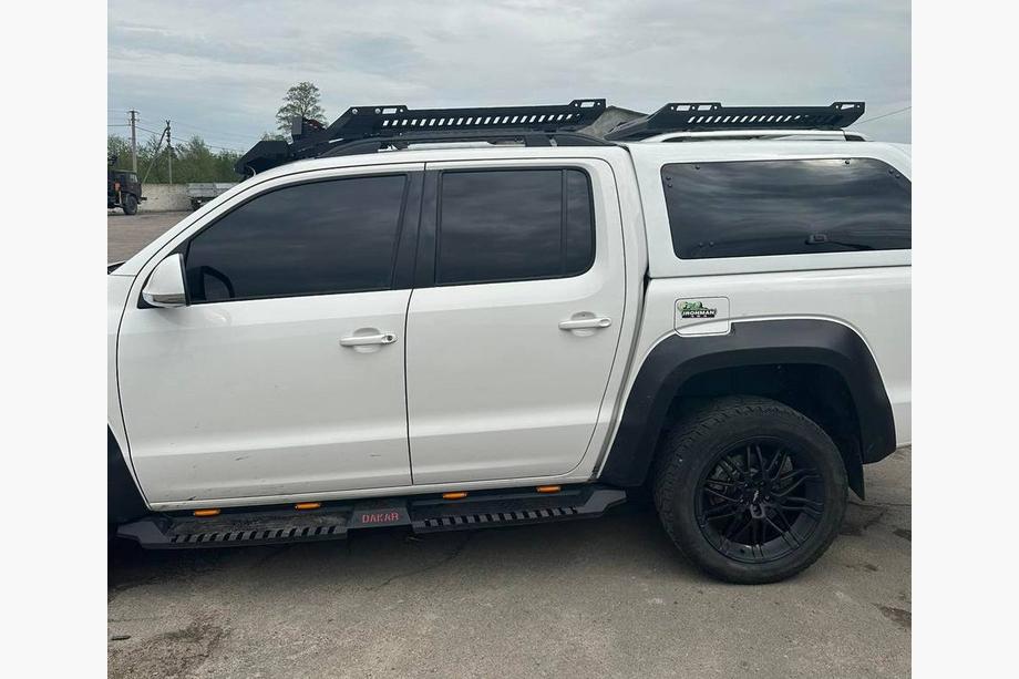 Volkswagen Amarok 2010–2022 Sidebars Dakar V2 met LED (2 stuks, metaal) Foto 6