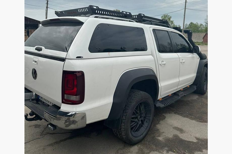 Volkswagen Amarok 2010–2022 Sidebars Dakar V2 met LED (2 stuks, metaal) Foto 4