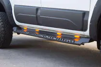 Volkswagen Amarok 2010–2022 Sidebars Dakar V1 met LED (2 st., metaal) foto 2