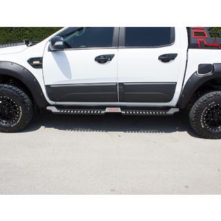 Side steps Dakar V2 zonder LED (2 stuks, metaal) Toyota Hilux 2015– foto 2