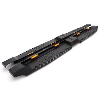 Dakar V2 side steps met LED (2 stuks, metaal) Isuzu D-Max 2002–2011 foto 1