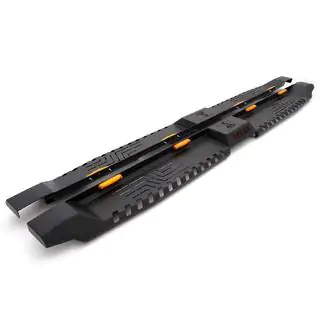Dakar V2 side steps met LED (2 stuks, metaal) Isuzu D-Max 2002–2011 foto 1