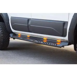 Dakar V1 side steps met LED (2 stuks, metaal) Isuzu D-Max 2002–2011 foto 2