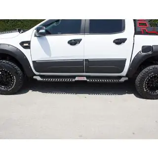 Dakar V2 side steps zonder LED (2 stuks, metaal) Isuzu D-Max 2002–2011 foto 2